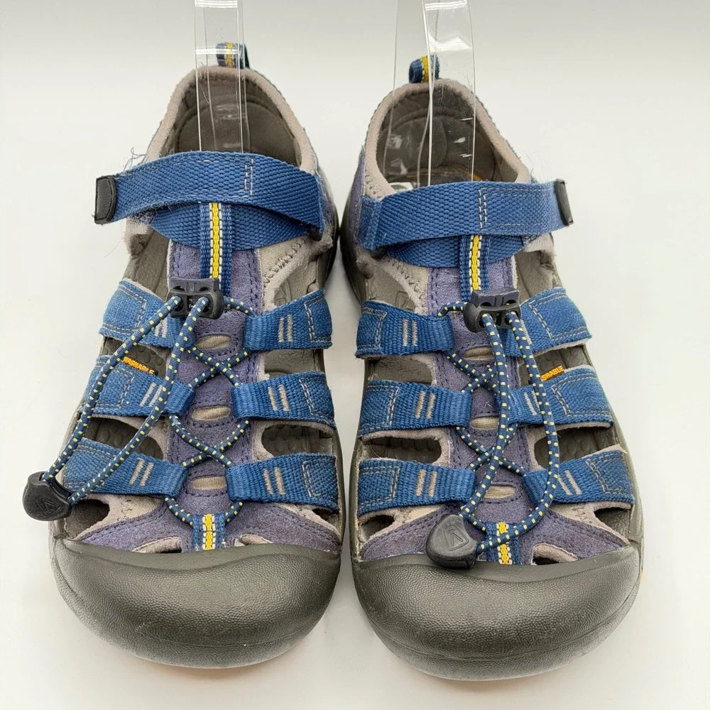 Keen Newport H2 Sandals Kids Size 5 Blue Gray Waterproof Hiking Water Shoes